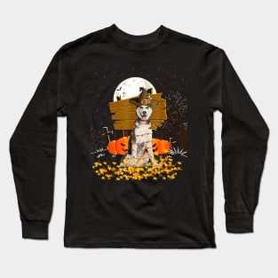 My Siberian Husky Pumpkins Halloween Dog Long Sleeve T-Shirt